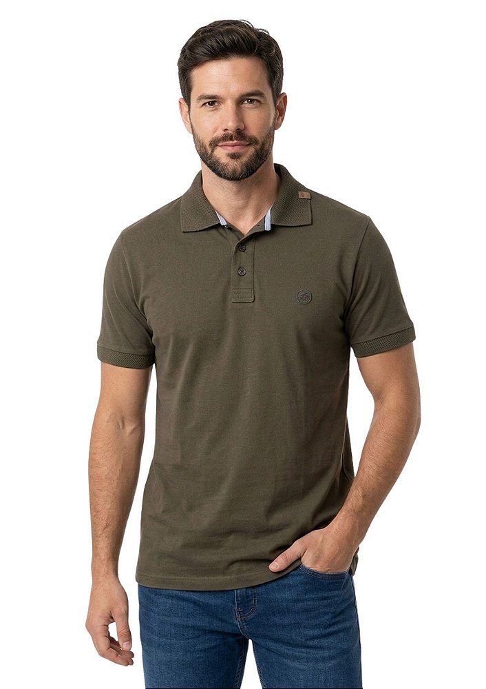 Polo Masculina Estanciero Peitilho Listrado