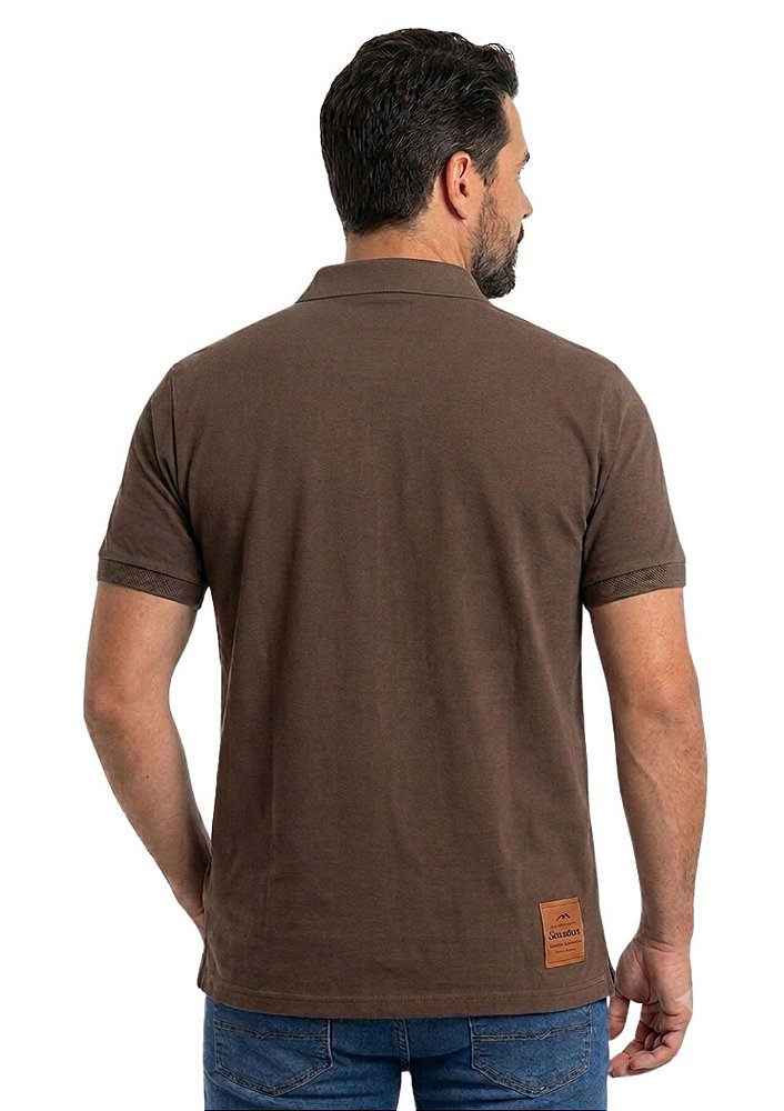 Polo Masculina Estanciero Peitilho Listrado