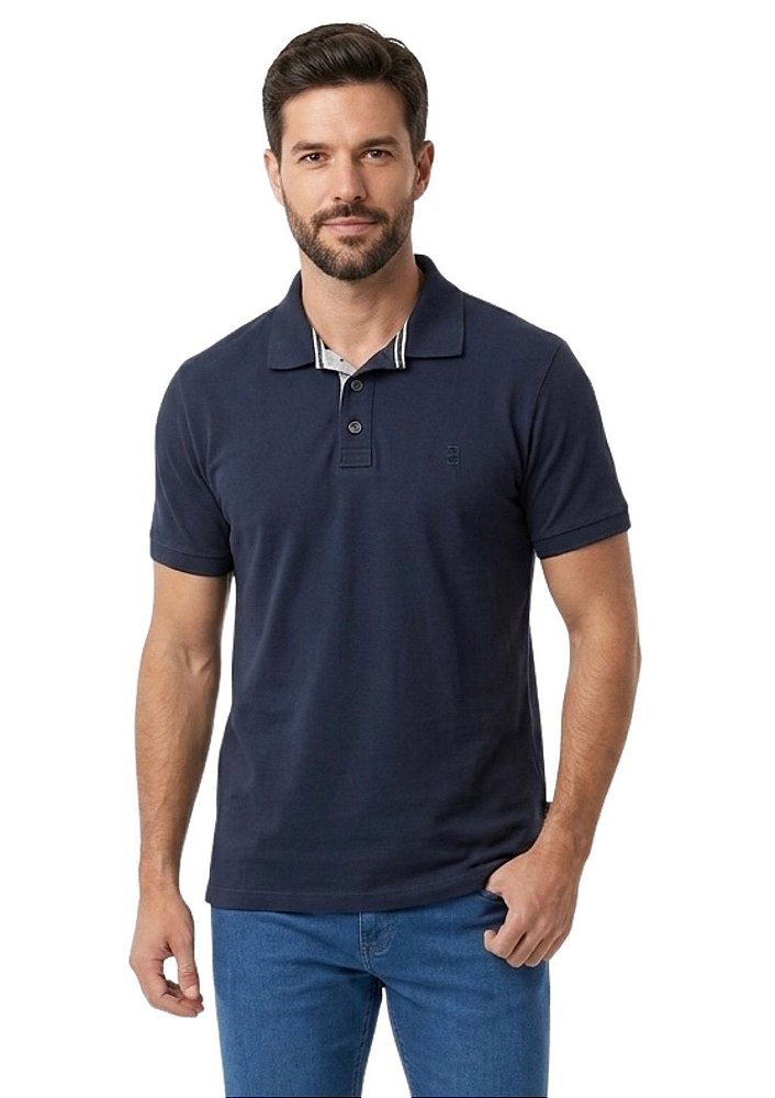 Polo Masculina Estanciero Peitilho Listrado