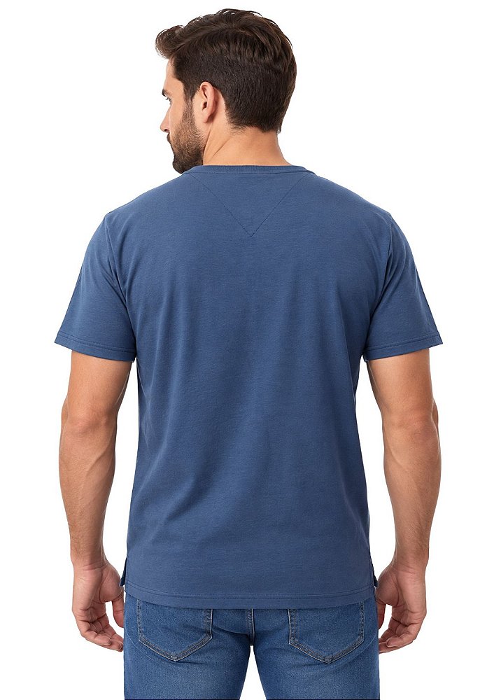 Camiseta Masculina Estanciero Algodão Fibra Longa Fio Egípcio Premium