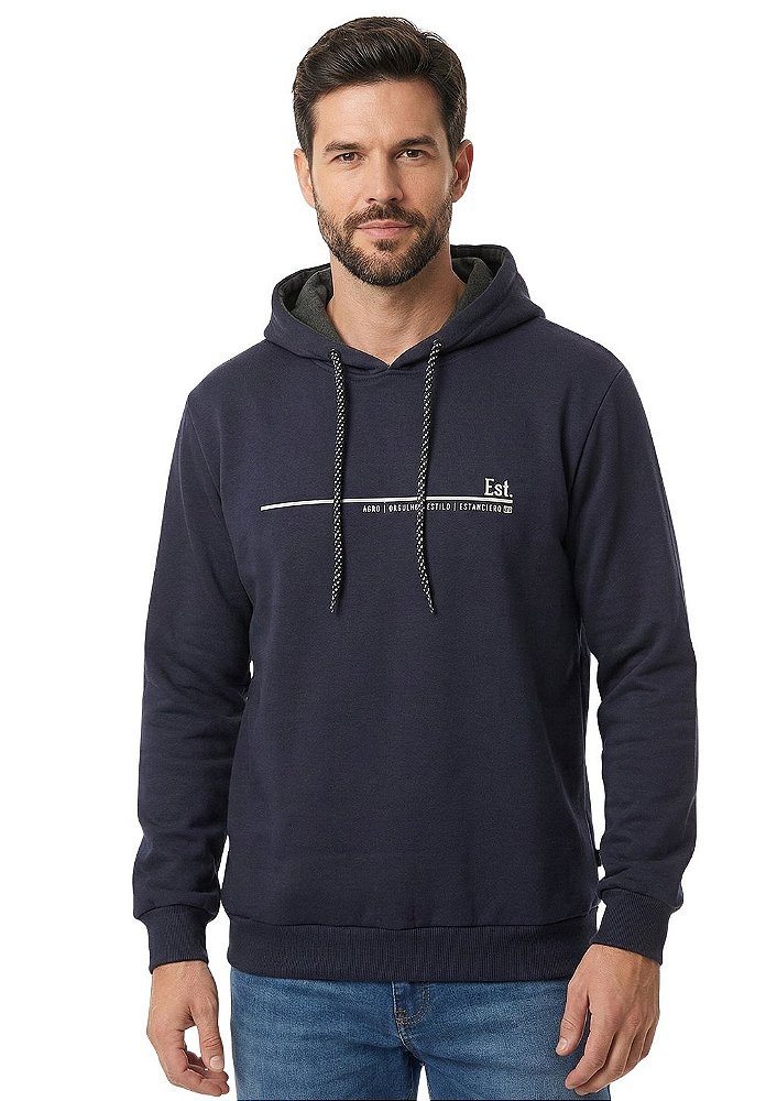 Moletom masculino estanciero agro orgulho e estilo