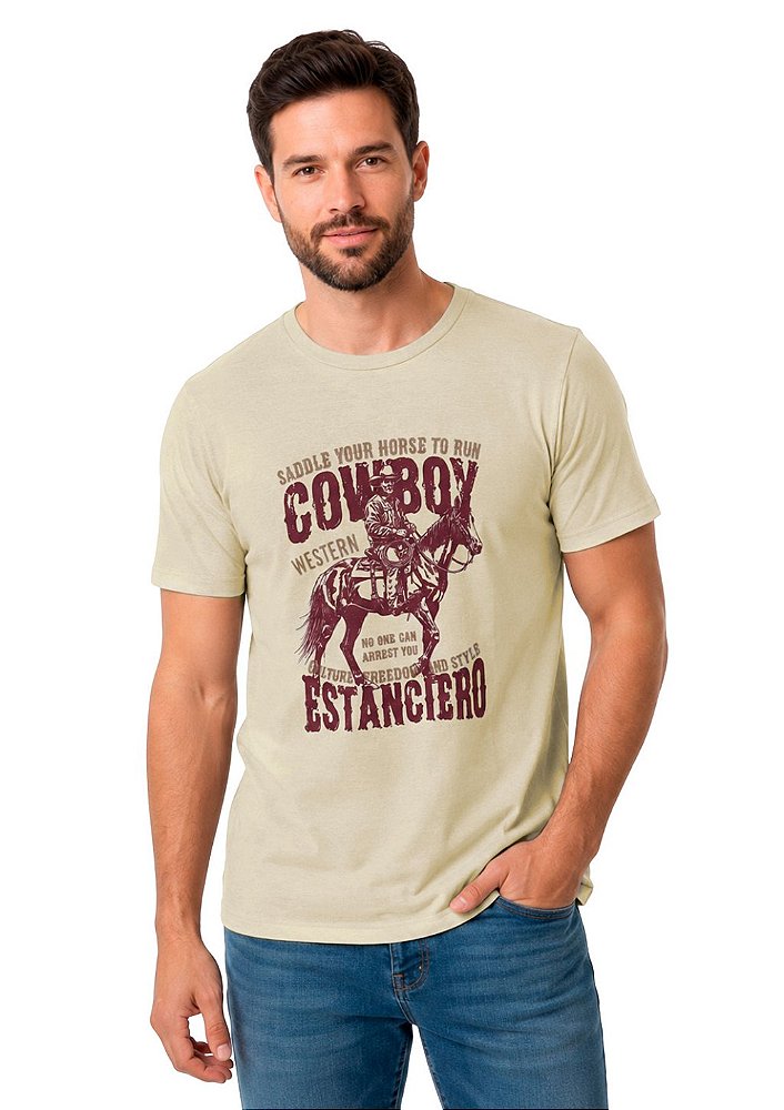 Camiseta Masculina Estanciero Cowboy Western