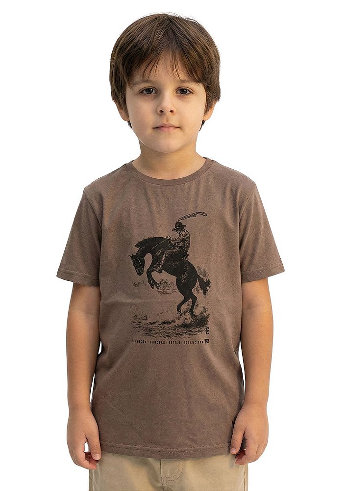 Camiseta Infantil Estanciero Gineteada