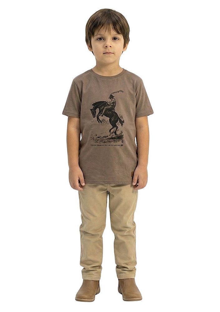 Camiseta Infantil Estanciero Gineteada
