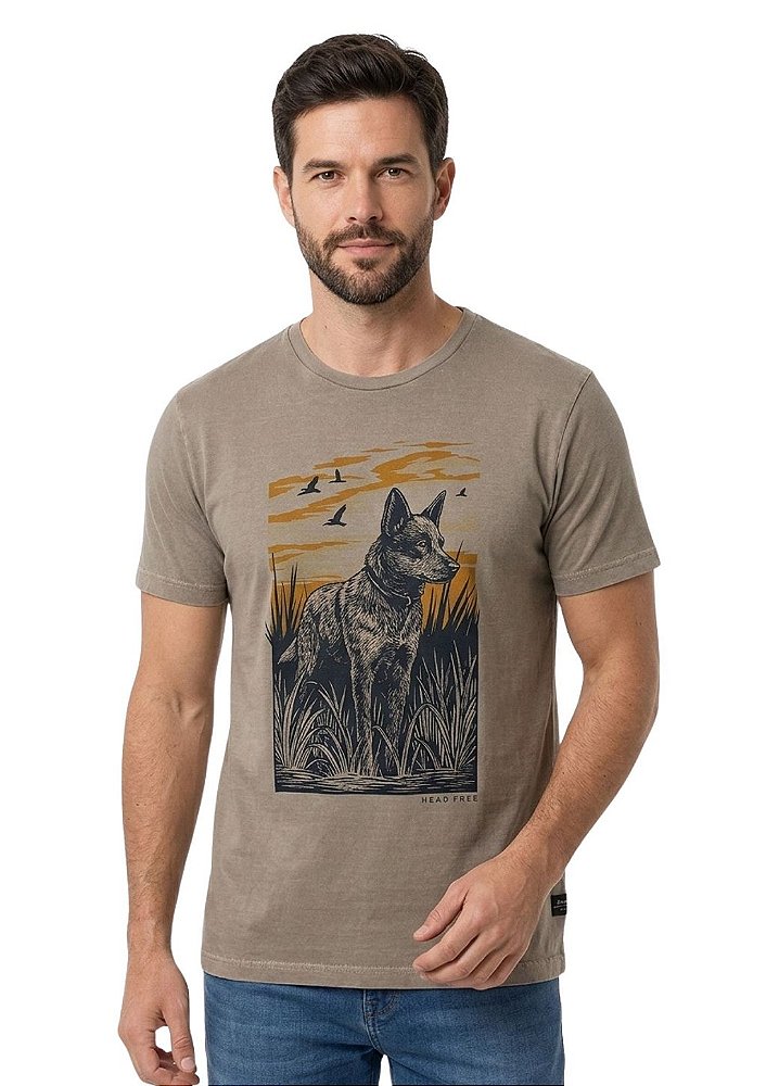 Camiseta Masculina Estanciero Boiadeiro Australiano