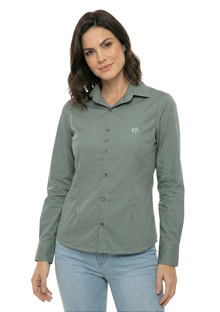 Camisete Feminina Tricoline Liara Stretch Estanciero