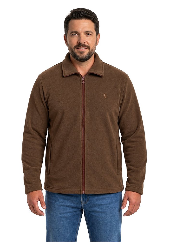 Jaqueta Sherpa Forrada Plus Size Masculina Estanciero