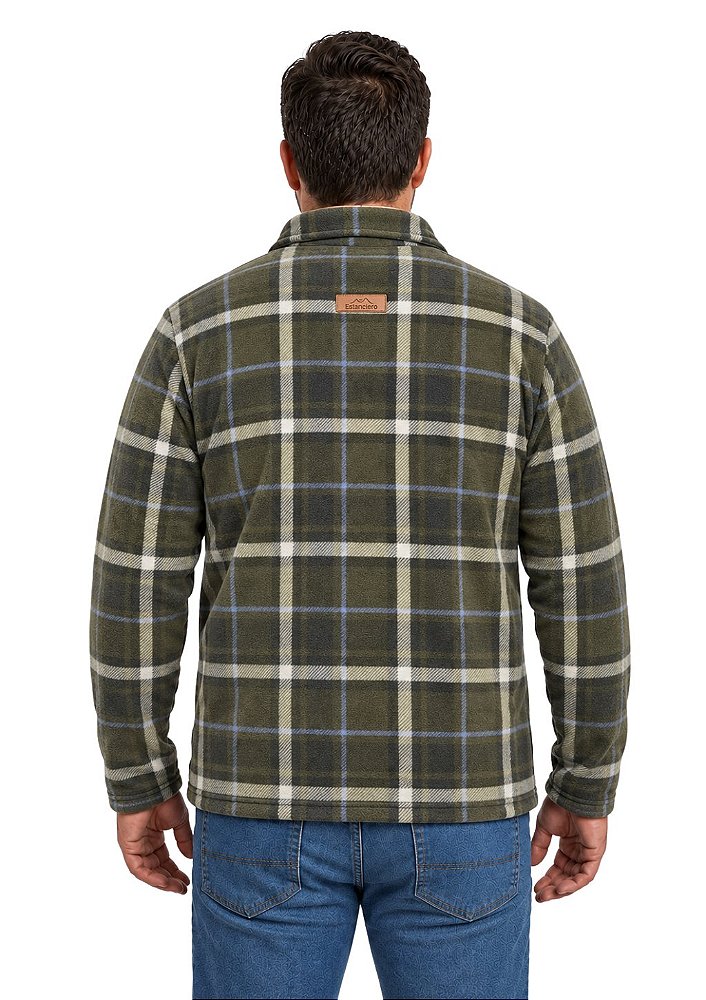 Jaqueta Sherpa Forrada Plus Size Masculina Estanciero