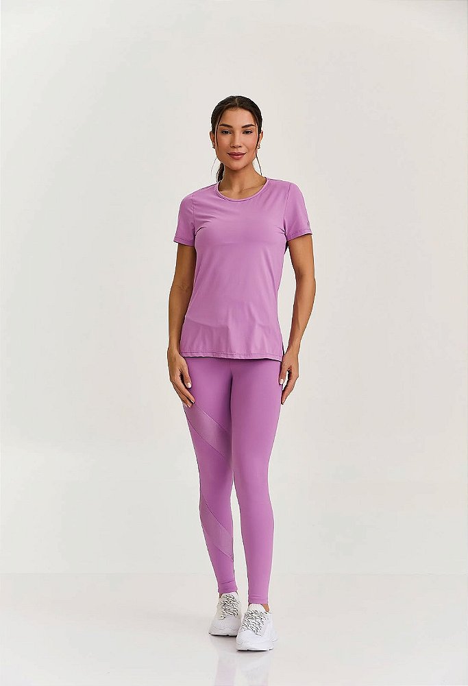 BLUSA BLOCKSUNDRY COM ABERTURA NA LATERAL - LILAS MELISSA