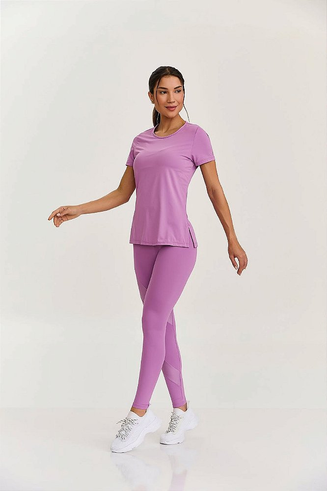 BLUSA BLOCKSUNDRY COM ABERTURA NA LATERAL - LILAS MELISSA