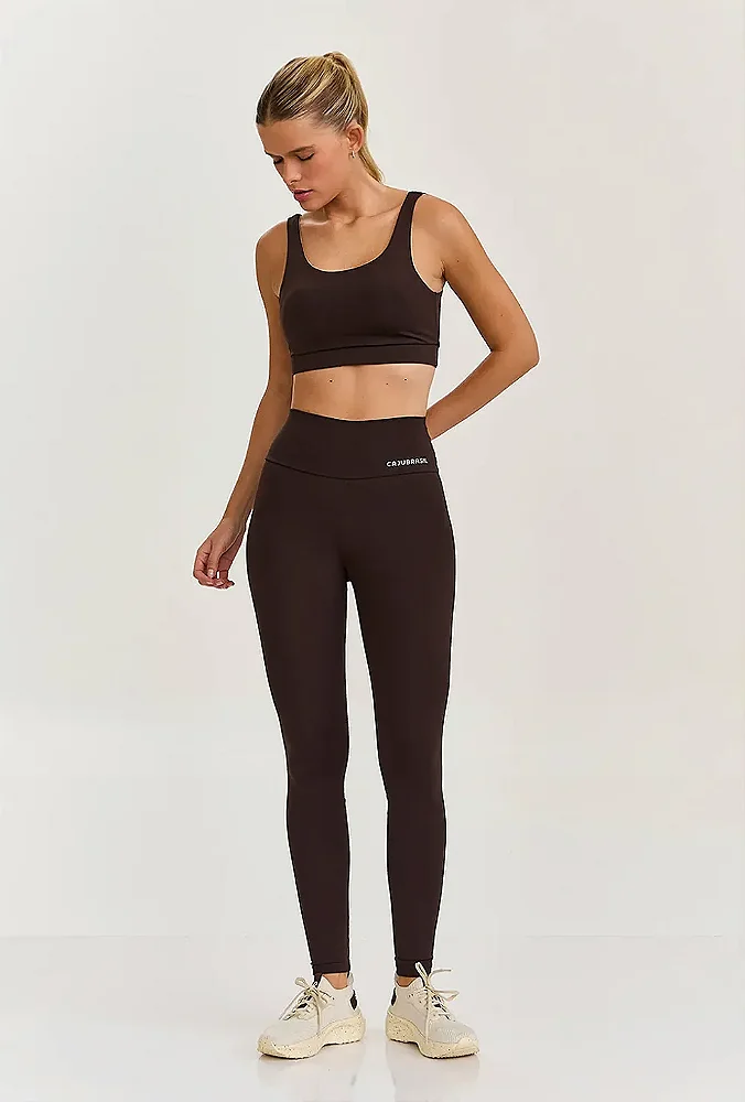 LEGGING LIPO SENSE CAJU - MARROM COFFE