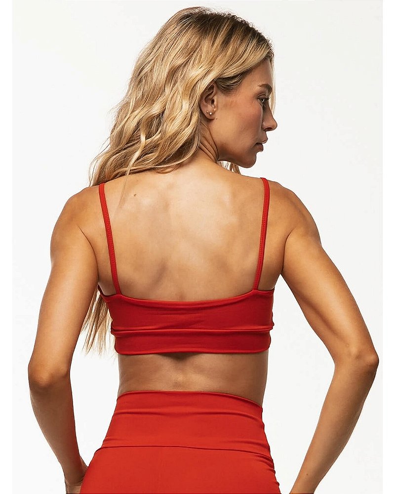 TOP ALCINHA ESSENCIAL - VERMELHO