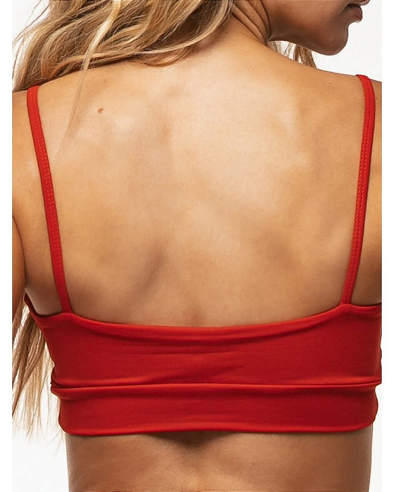 TOP ALCINHA ESSENCIAL - VERMELHO