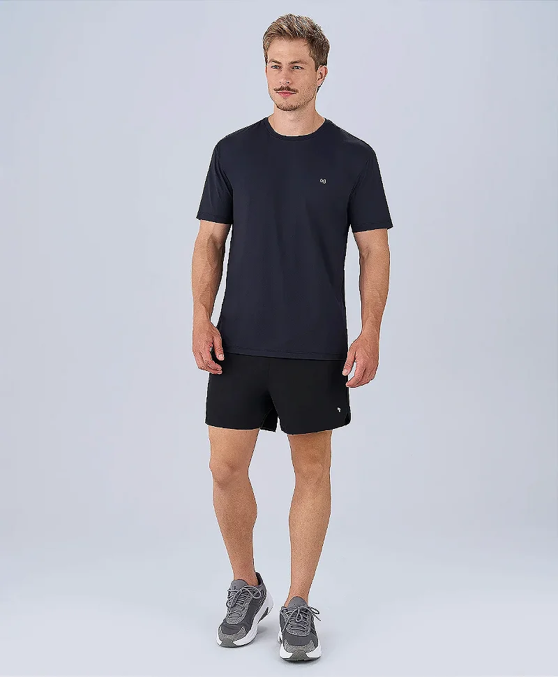 CAMISETA POLYGIENE COM REFLETIVO - PRETO