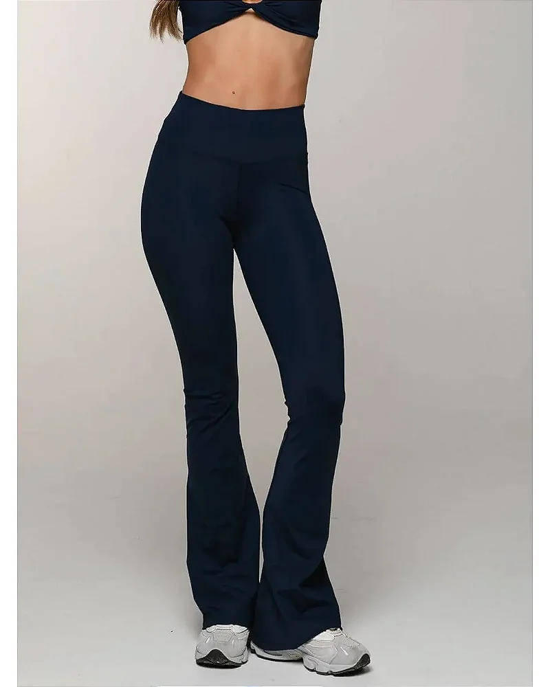 CALÇA FLARE - AZUL MARINHO PROFUNDO