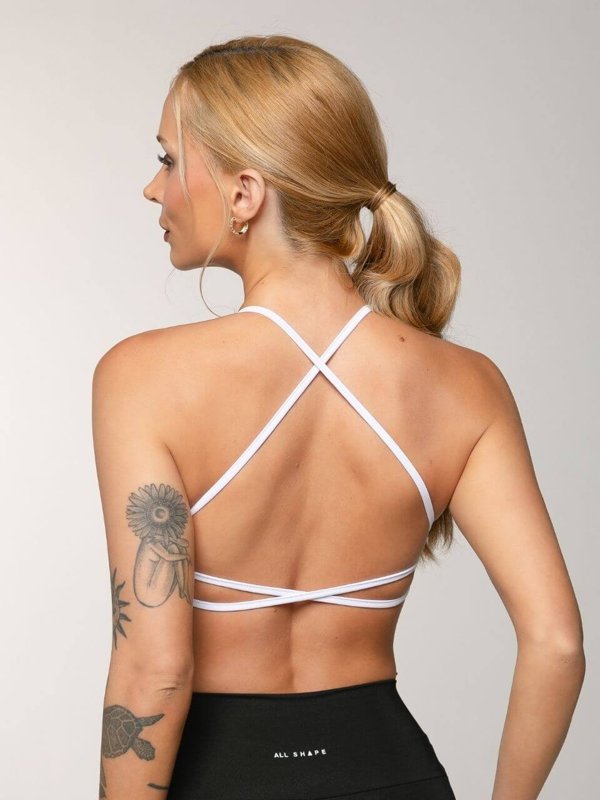 TOP COM COSTAS ABERTA - BRANCO