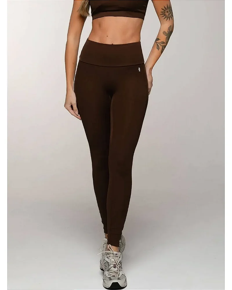 LEGGING FRONTLESS - MARROM EXPRESSO