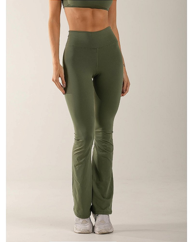 CALÇA FLARE - VERDE JARDIM