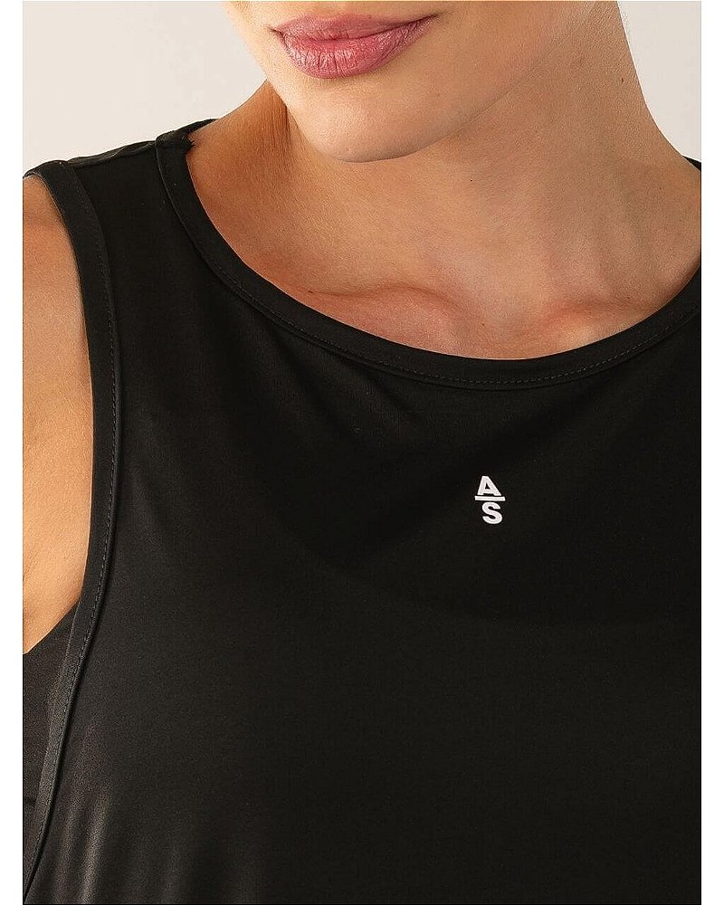 REGATA ALONGADA DRY SENSE - PRETO