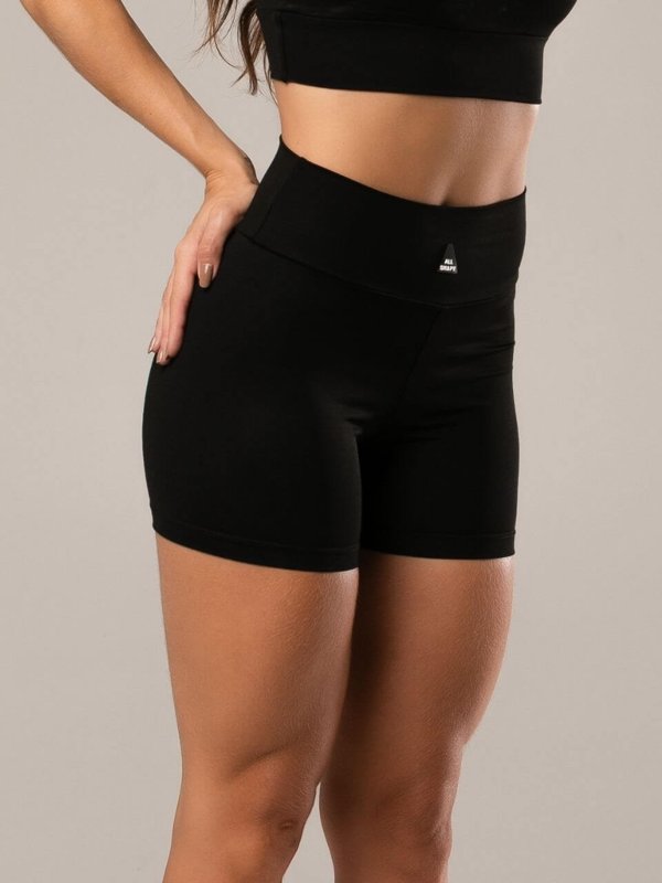 SHORT ESSENCIAL CONFORT - PRETO