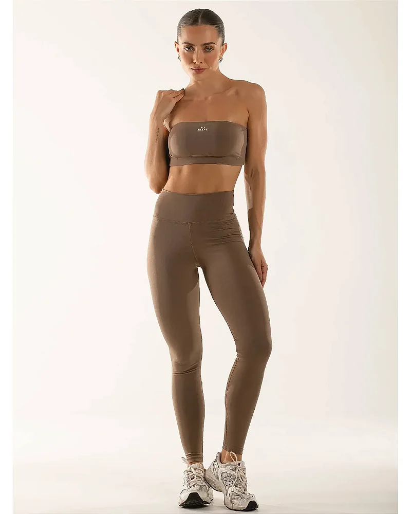 LEGGING CONFORT - MARROM ICED COFFEE
