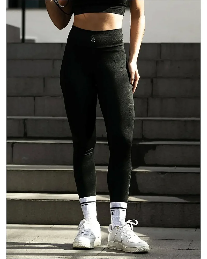 LEGGING ESSENCIAL CONFORT - PRETO