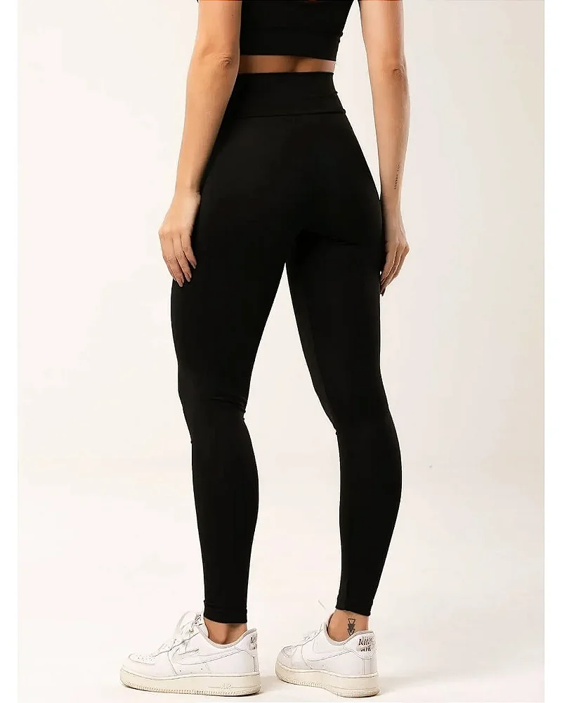 LEGGING ESSENCIAL CONFORT - PRETO