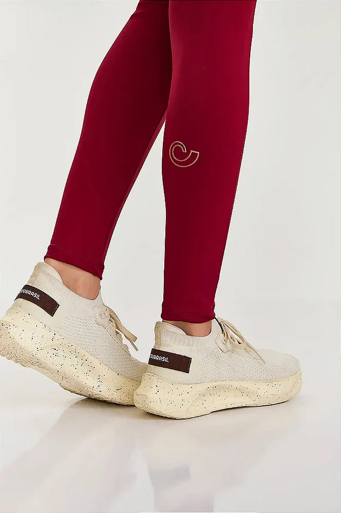 LEGGING HERO CAJU BRASIL - VERMELHO CARMIM