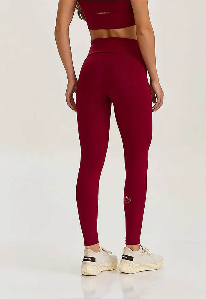 LEGGING HERO CAJU BRASIL - VERMELHO CARMIM