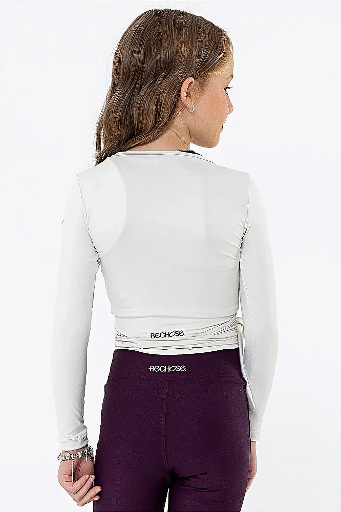 BLUSA ORQUIDEA INFANTIL - CREAM