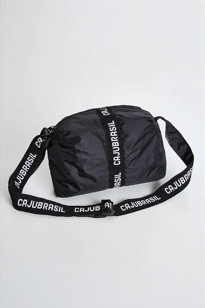 BOLSA TIRACOLO CAJU BRASIL - PRETO