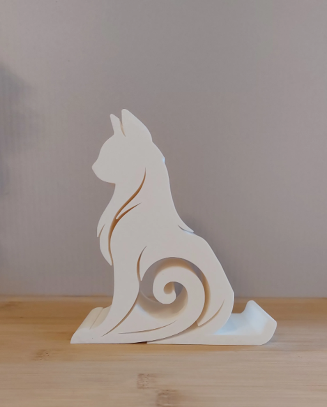 Suporte Para Celular De Mesa Formato Gatinhos Decorativo Top Variedades