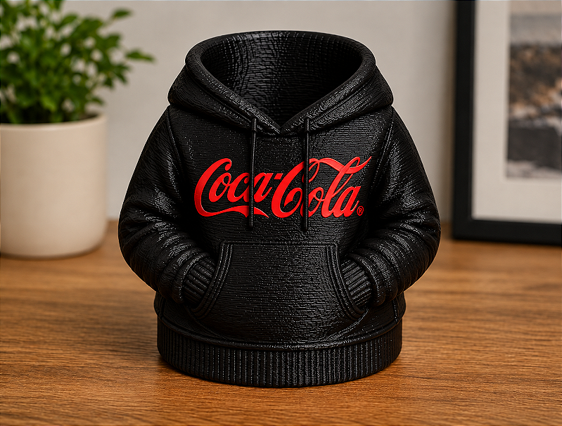 Porta Lata Moletom Coca-Cola 350ml 3D