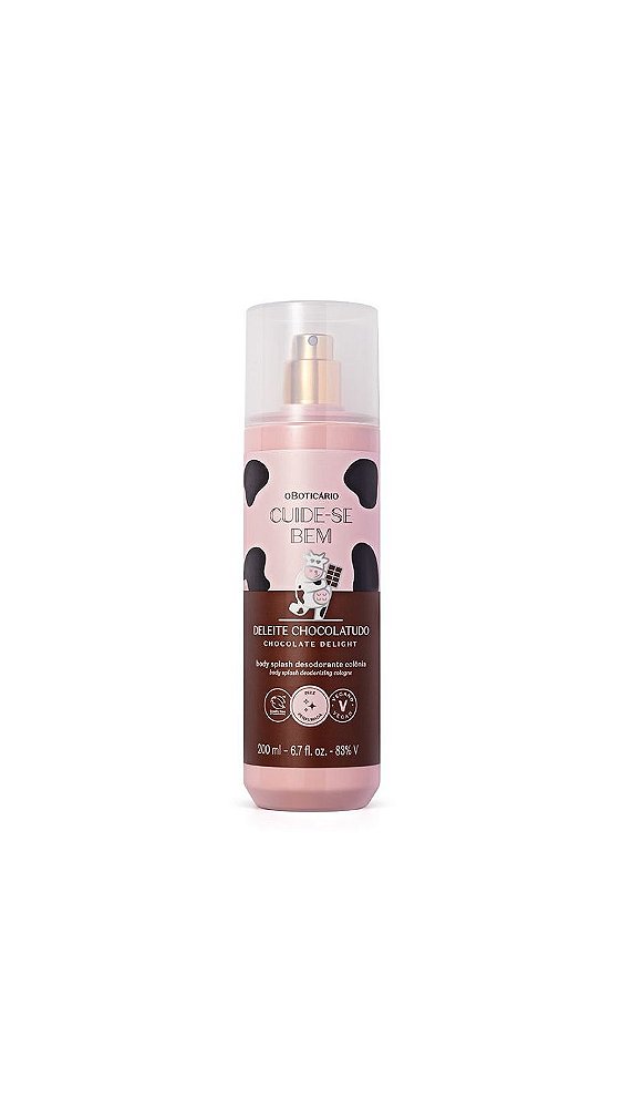 Body Splash Cuide-Se Bem Deleite Chocolatudo 200ML