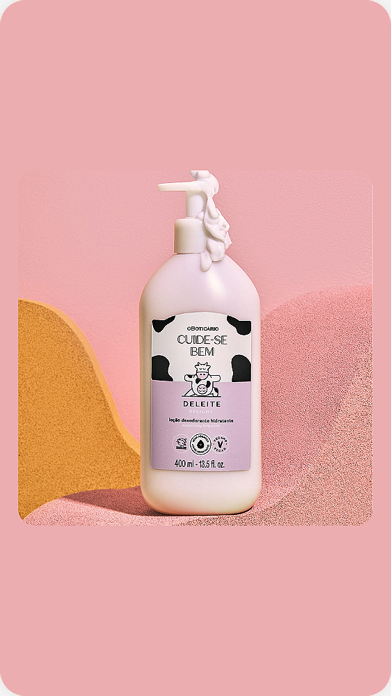 Loçao Desodorante Hidratante Corporal Cuide-Se Bem Deleite 400ml