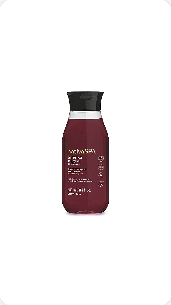 Sabonete Líquido Perfumado Nativa Spa Ameixa Negra 250ml