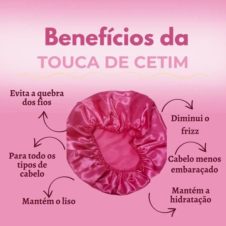 Touca De Cetim Simples Anti-frizz
