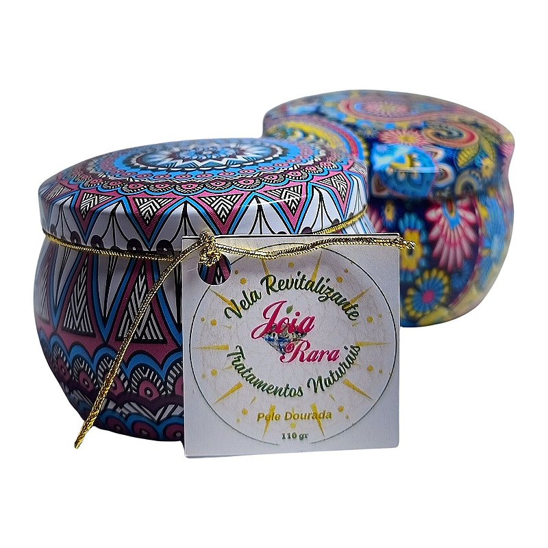 Vela Natural Revitalizadora Pele Dourada, hidratação profunda, pés, mãos e áreas ressecadas