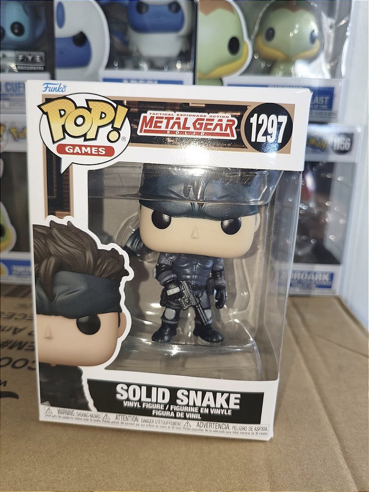 Funko Pop! Games: Solid Snake #1297- Metal Gear Solid (Tactical Espionage Action)