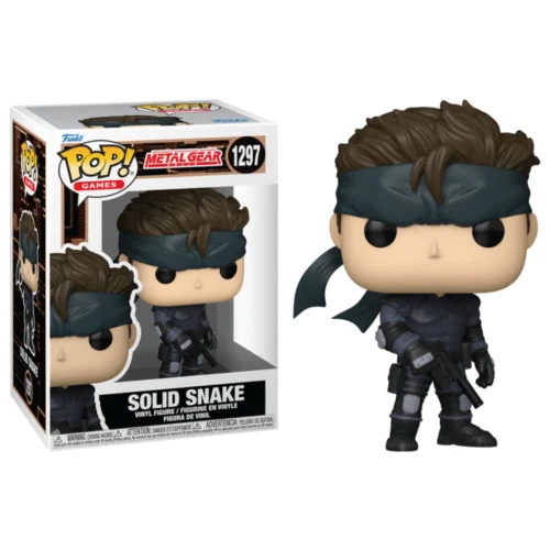 Funko Pop! Games: Solid Snake #1297- Metal Gear Solid (Tactical Espionage Action)