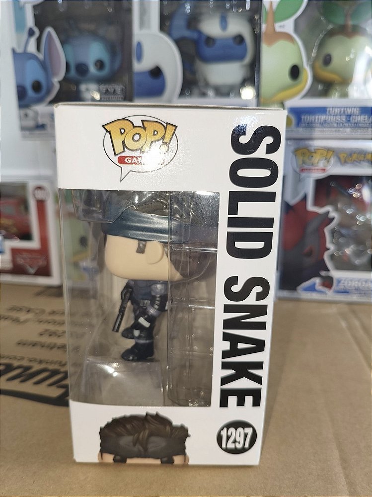 Funko Pop! Games: Solid Snake #1297- Metal Gear Solid (Tactical Espionage Action)