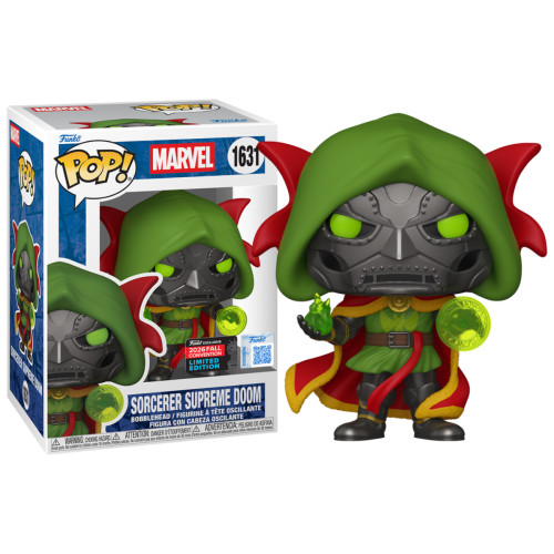 (PRÉ VENDA ) Funko Pop! Marvel Doutor Destino Sorcerer Supreme Doom Nycc 2026 Fall Convention #1631