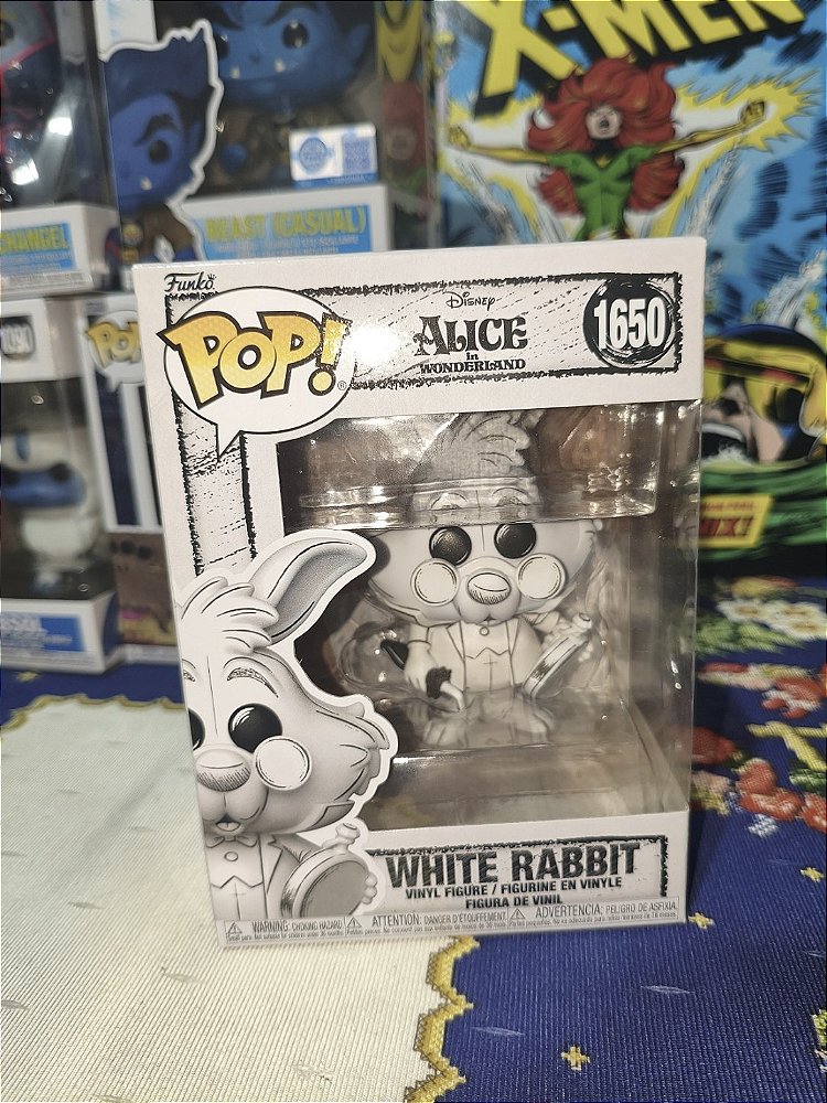 Funko Pop! Disney Esboços: Alice in Wonderland White Rabbit Coelho Branco #1650