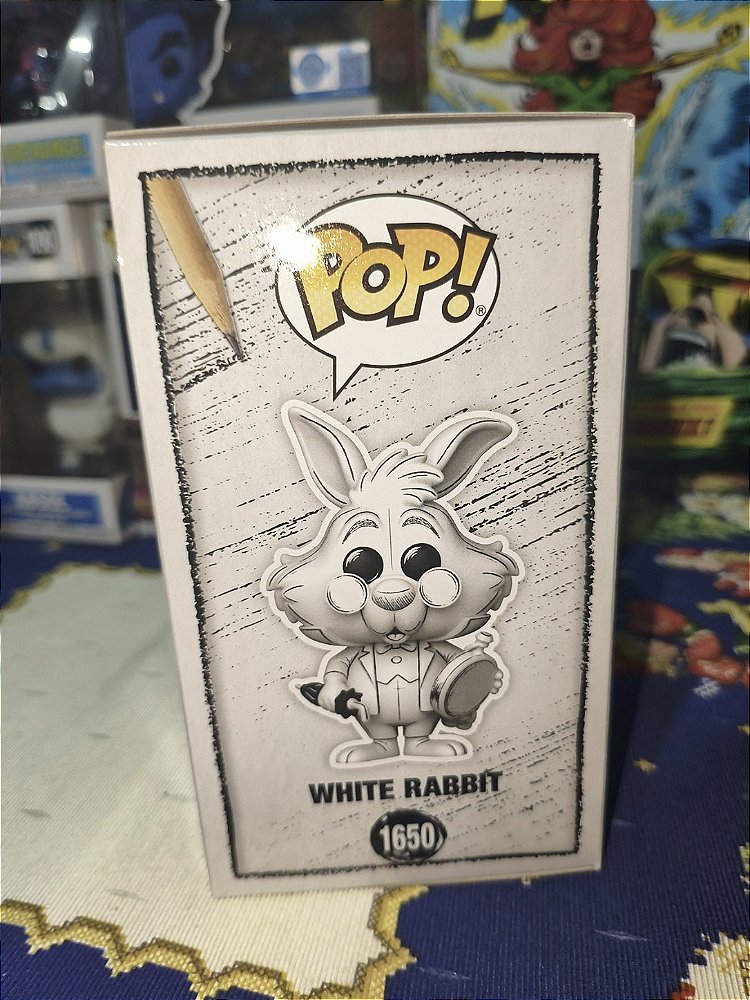 Funko Pop! Disney Esboços: Alice in Wonderland White Rabbit Coelho Branco #1650