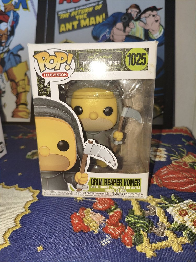 Funko Pop! Television: A Casa Da Árvore Dos Horrores Grim Reaper Homer #1025 - The Simpsons Treehouse Of Horror