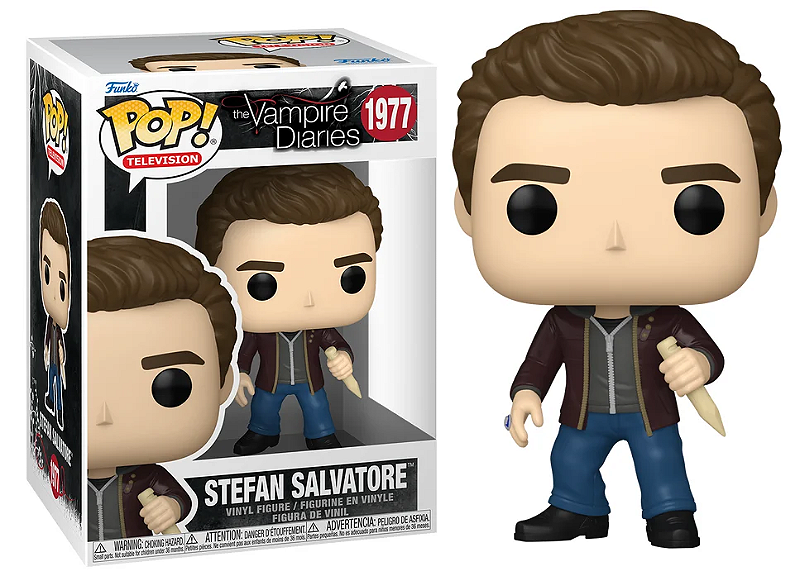 (PRÉ VENDA) Funko Pop! Television: The Vampire Diaries / Diarios De Um Vampiro Stevan Salvatore #1977