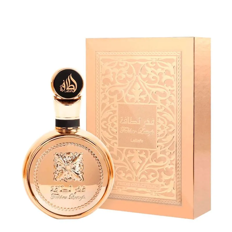 Perfume Árabe Masculino Lattafa Fakhar Gold Extrait Eau de Parfum 100ml