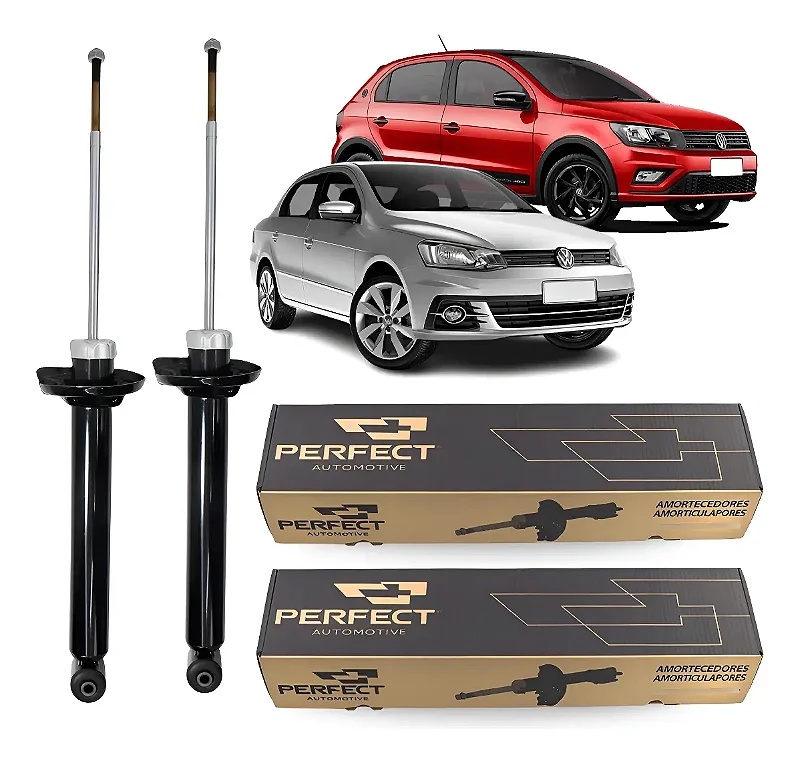 Par Amortecedor Traseiro Gol G5 G6 G7 Voyage