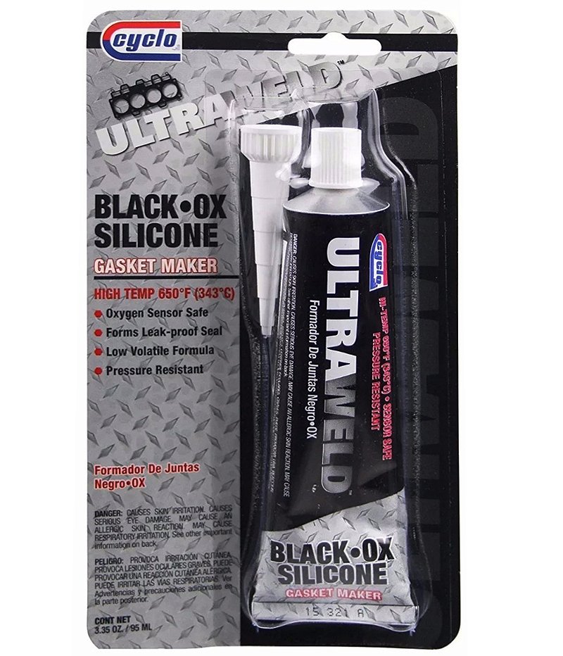 Cola Silicone Alta Temperatura Black Cyclo C961 95g