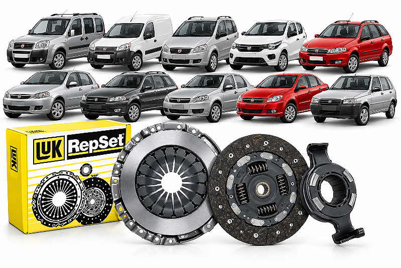 Kit Embreagem Fiat Palio Uno Strada Siena Idea Punto Doblo 1.0 1.3 1.4 Fire - LuK